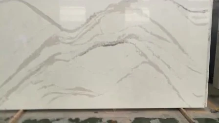 La dalle de pierre de quartz artificielle ressemble à du marbre